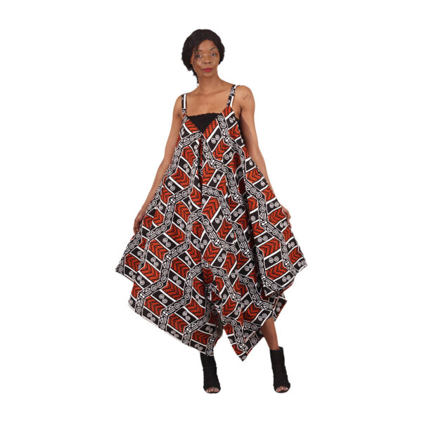 Shanti Bold Ankara Print Jumpsuit - Image 16