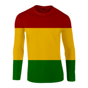 Custom Print Rasta Full Sleeve T-Shirt – Your Design, Your Style